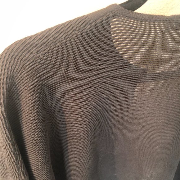 RTW Charleston Grey Short Sleeve Open Cardigan, Large - Picture 8 of 10